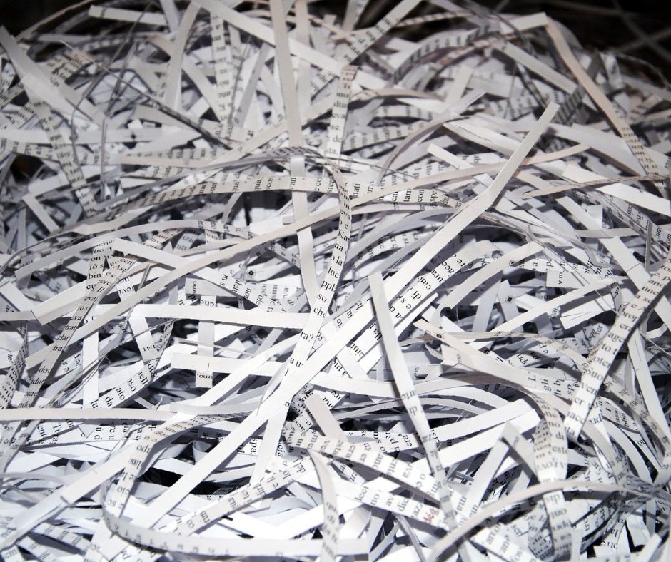 A Comprehensive List Of Items That Must Be Shredded